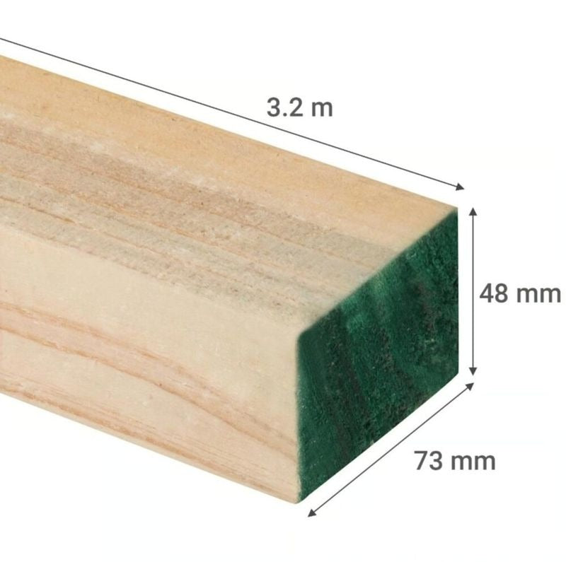 DIMENSIONADO VERDE 2X3 X3;20