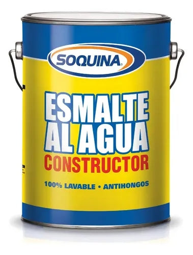 ESMALTE AL AGUA CONSTRUCTOR SOQUINA - MARFIL GALON