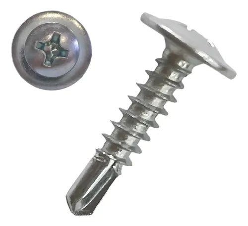 TORNILLO CABEZA LENTEJA P BROCA 8x3/4 (100un)