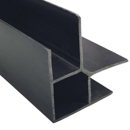PERF REV EXT PVC ESQUINERO NEGRO PE2 5 MTS