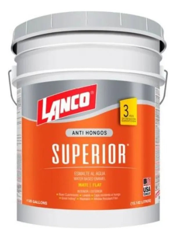 ESMALTE AL AGUA SUPERIOR LANCO BLANCO TINETA