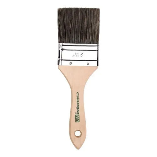 BROCHA ESTAMPA PRO 3 MANGO MADERA