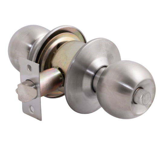CERRADURA SFERA BAÑO /DOR INOX 11204