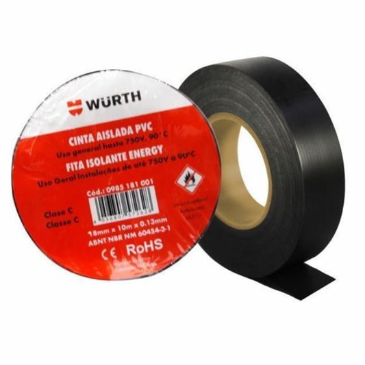 CINTA AISLANTE WURTH 18MM X 20M X 0.13MM