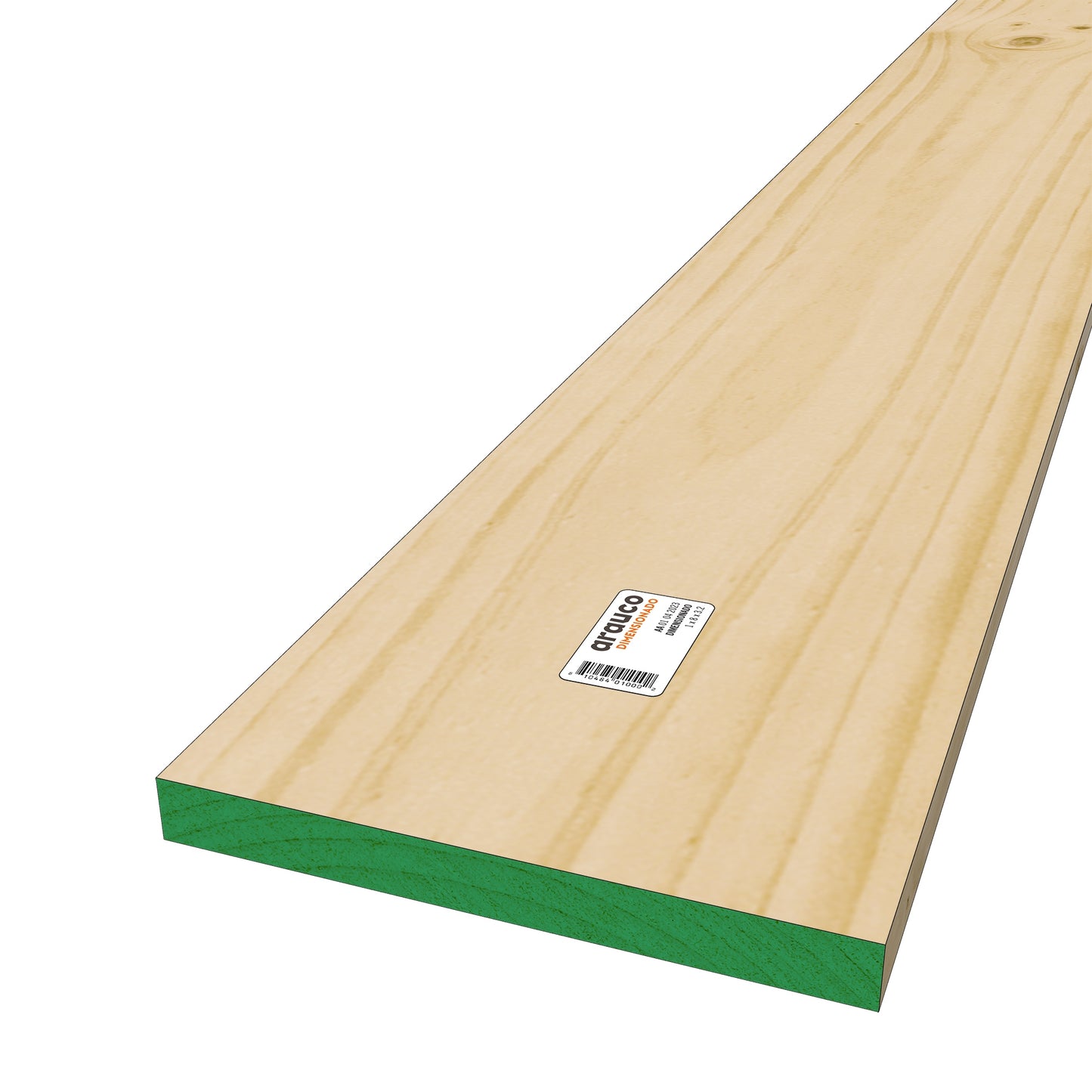 DIMENSIONADO VERDE 1 X 8 X 3.20MT