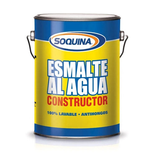 ESMALTE AL AGUA CONSTRUCTOR SOQUINA - BLANCO TINET