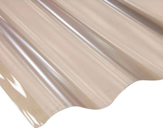 POLICARB ONDULADO 0.5X0.81X3.66MTS BRONCE