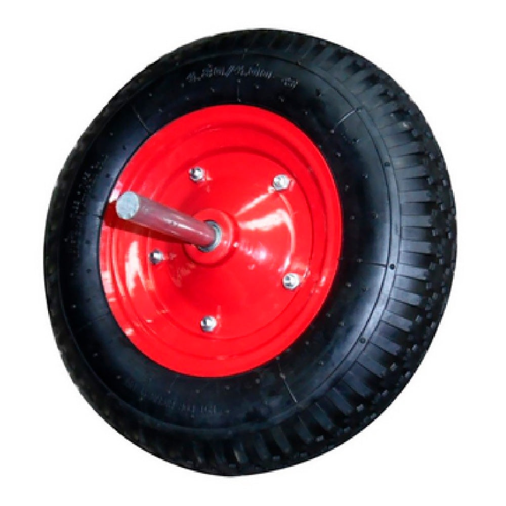 RUEDA CARRETILLA 350-8 CONSTRUCTOR ROJA