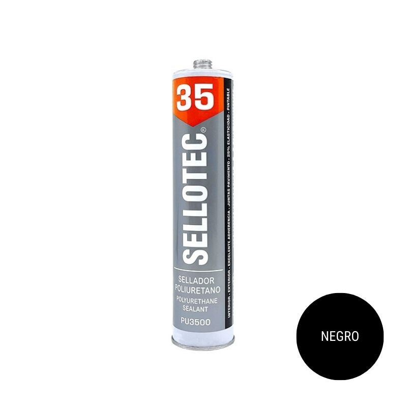 SELLADOR DE POLIURETANO SELLO SUR - NEGRO 290 ML