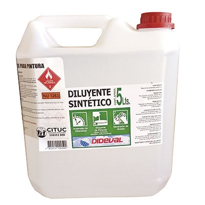DILUYENTE SINTETICO DIDEVAL 5LTS